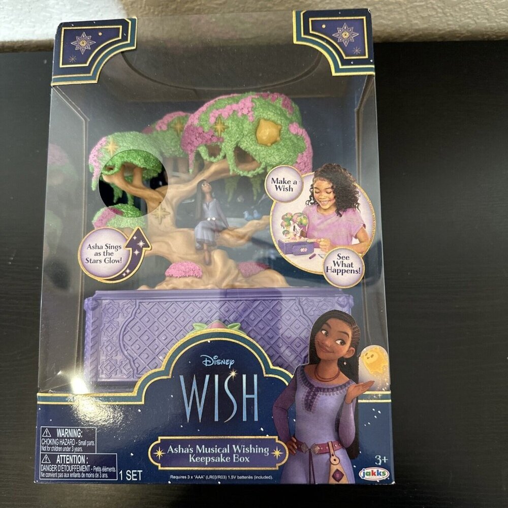 Jakks Disney’s Wish Asha’s Musical Wishing Keepsake Box 2023 Brand New Sealed